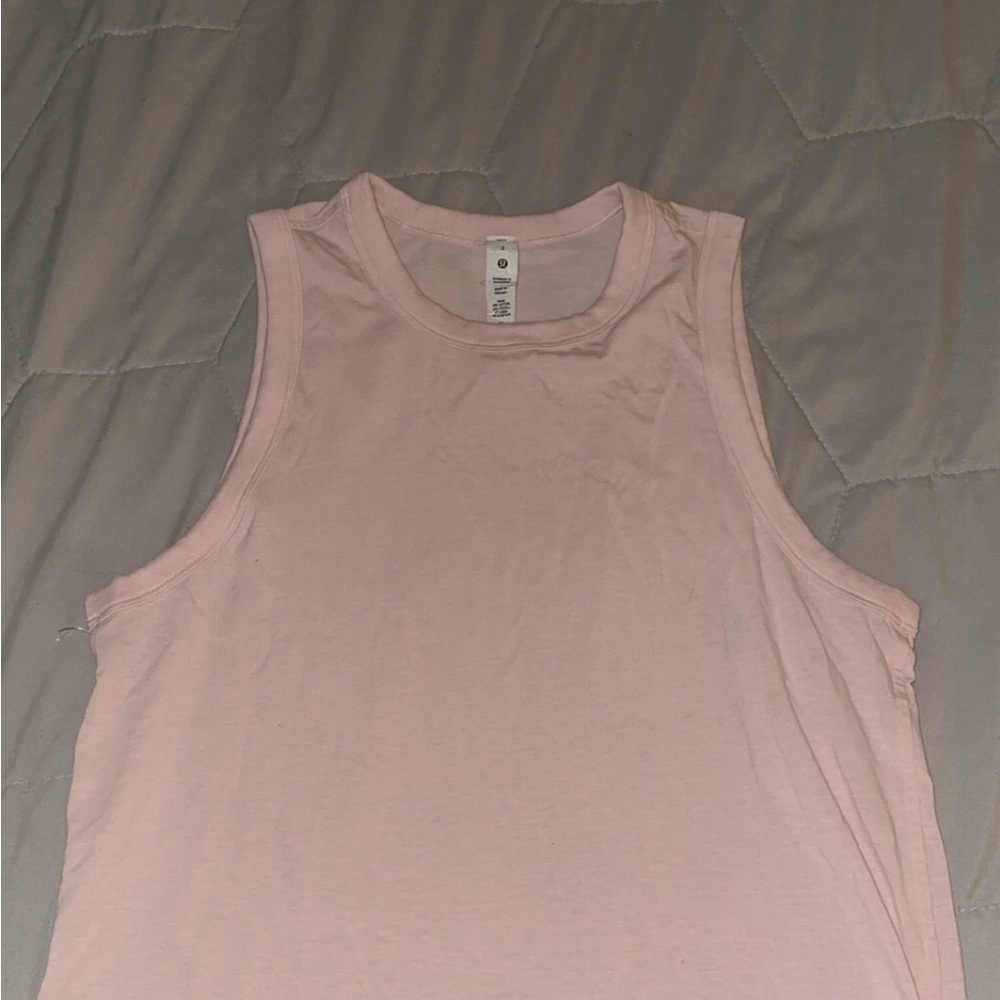lululemon athletica Light Pink Muscle Tee